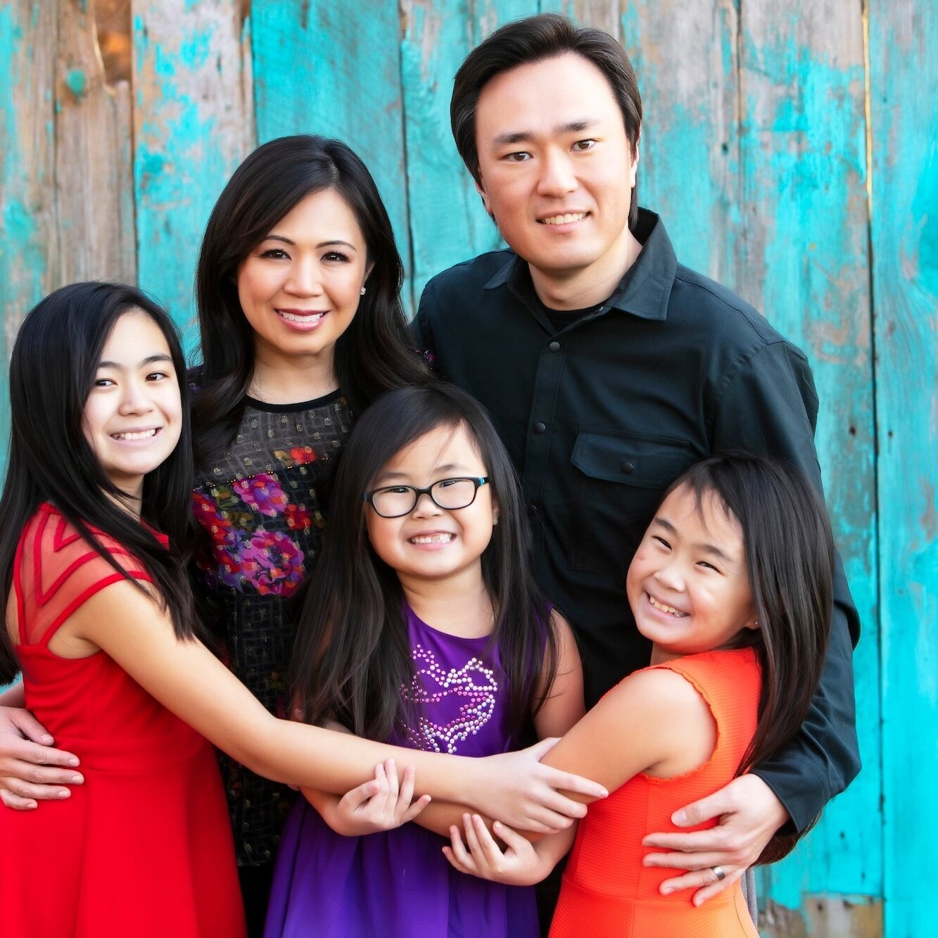 Dr. Moon's Family Dr. Beverly Moon and her family, reflecting the family values of Moon Signature Dentistry